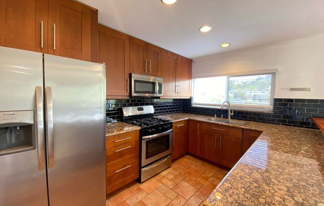 AVAILABLE NOW! Stunning Tri-Level Point Loma Home! Pool! Two Car Garage!