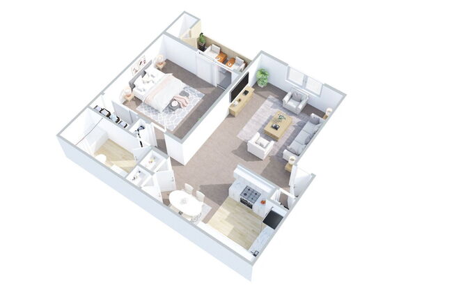 1 bed, 1 bath, 765 sqft, $1,625