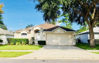 MOVE IN NOW! NEW FLOORING & FRESH INTERIOR PAINT!! Spacious 3 BD 2 BA home with conservation in back! Lawn care included! Attached 2 car garage!