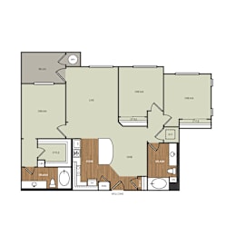 3 beds, 2 baths, 1,335 sqft, $2,240