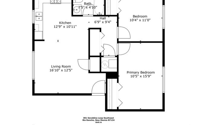 2 beds, 1 bath, 800 sqft, $1,095, Unit Unit A