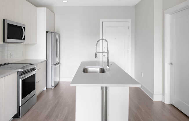 Kitchen with Stainless Steel Appliances