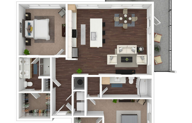 2 beds, 2 baths, 1,179 sqft, $1,979