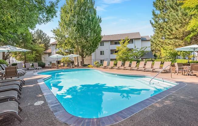 Elmonica Court seasonal swimming pool deck, Beaverton, OR , 97006