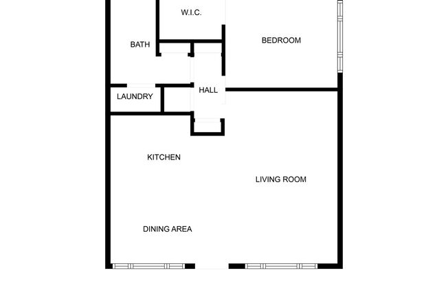 1 bed, 1 bath, 710 sqft, $1,020, Unit Unit 6