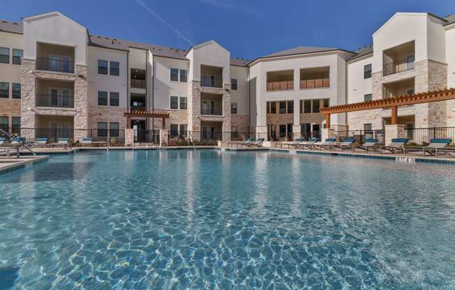 Relaxing Pool at McCarty Commons, San Marcos, TX, 78666
