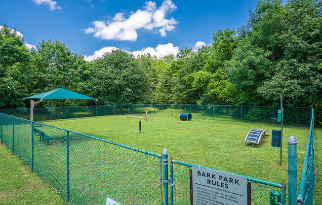 On-Premise Dog Park with Play Equipment