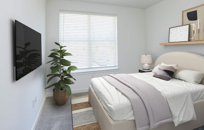 Carpeted Bedroom