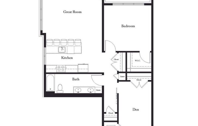 1 bed, 1 bath, 883 sqft, $2,095, Unit 121