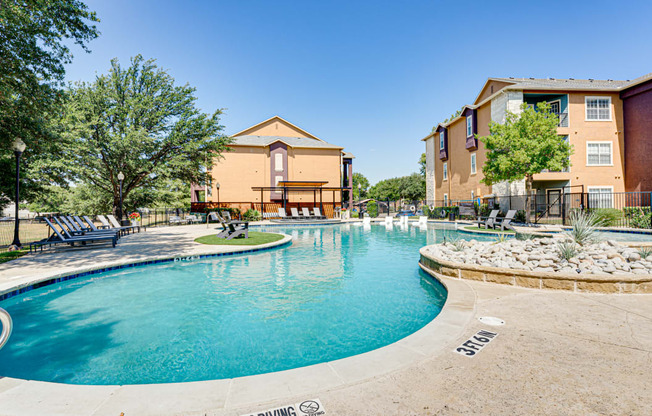 Relaxing Swimming Pool at Limestone Ranch, Lewisville, TX