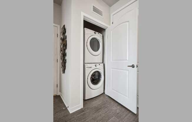 Front-load washer/dryer - Enclave at Cherry Creek