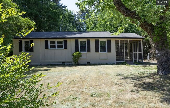 Charming Renovated Ranch – Turn-Key Ready in a Prime Raleigh Location