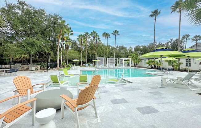 Pool with sundeck and WiFi