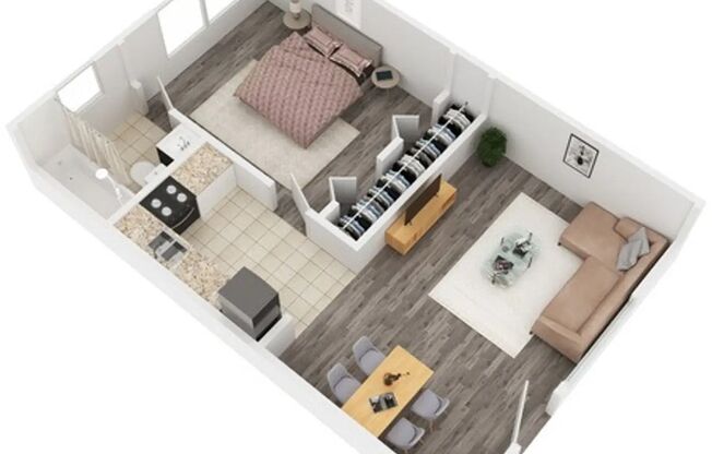1 bed, 1 bath, 450 sqft, $1,479, Unit 1405-03