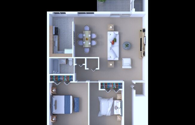 2 beds, 1 bath, 1,038 sqft, $1,820