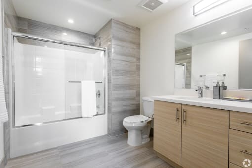 Luxurious Bathroom at 1039 S. Hobart Blvd. Koreatown/Los Angeles, CA, Los Angeles, CA