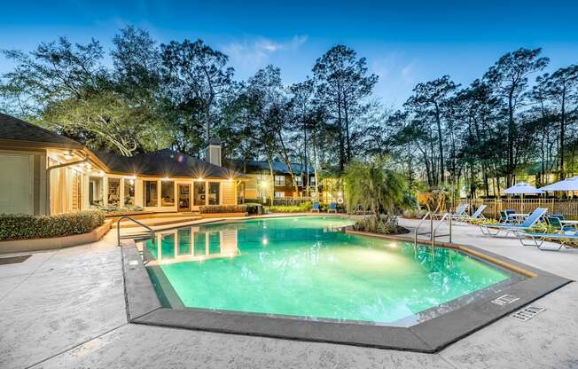 Outdoor pool at Northlake Apartments, Jacksonville FL