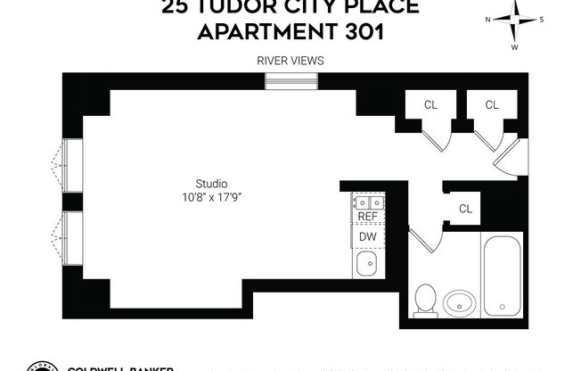 Studio, 1 bath, $3,000, Unit 301