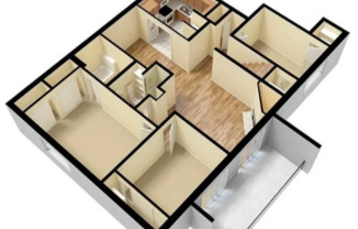 3 beds, 2 baths, 1,225 sqft, $2,650, Unit 2025A-301A
