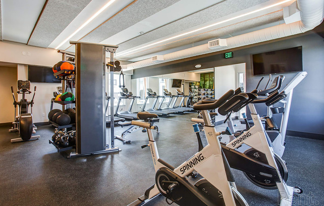 Gym area at Lofts at Fox Ridge, Missouri, 64083