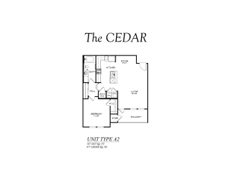 1 bed, 1 bath, 877 sqft, $1,296