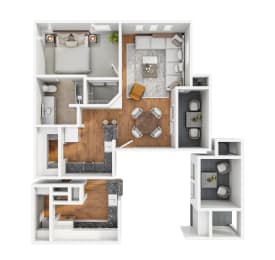 1 bed, 1 bath, 683 sqft, $1,440