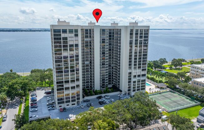 Ceiling to Floor Bayshore Views at The Monte Carlo