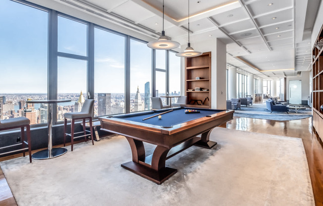 Cloud Lounge on the 54th Floor with Brunswick Billiards