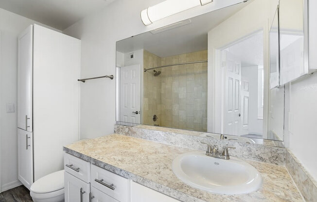 Model bathroom
