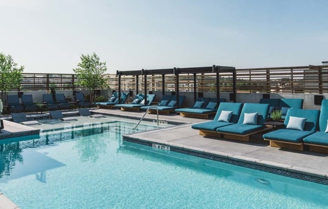 Relax in a water lounge chair or catch some sun in the poolside chaise seating