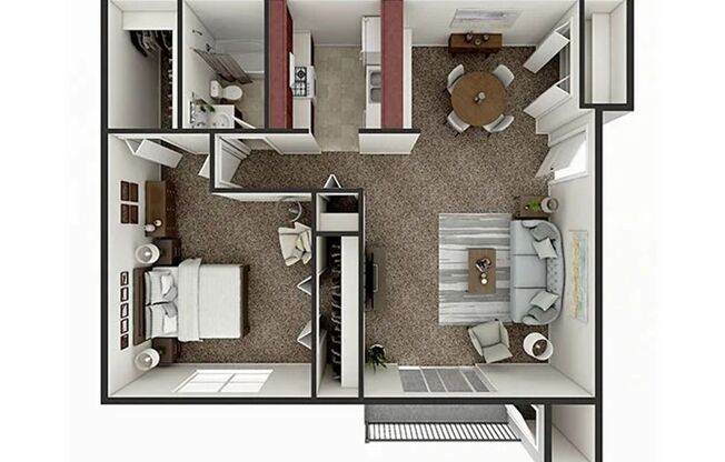 1 bed, 1 bath, 790 sqft, $905, Unit 5077