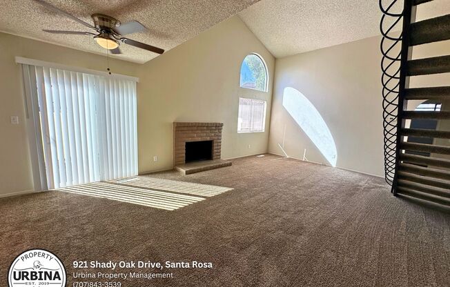 Spacious 3-Bedroom End Unit in Prime Santa Rosa Location!