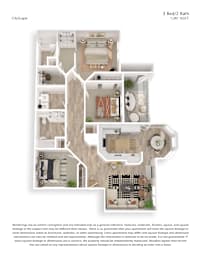 3 beds, 2 baths, 1,261 sqft, $2,415