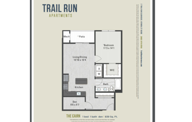 1 bed, 1 bath, 839 sqft, $2,045, Unit 8210