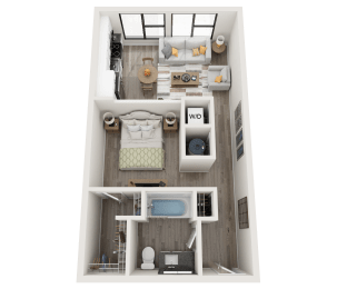 1 bed, 1 bath, 584 sqft, $1,320