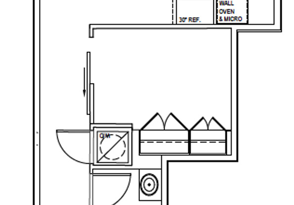 1 bed, 1 bath, 520 sqft, $1,634, Unit 202