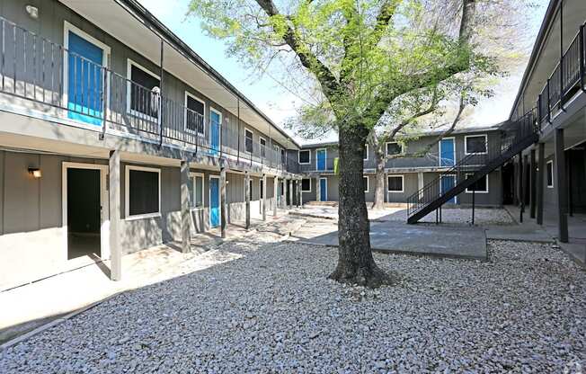 our apartments offer a courtyard for residents