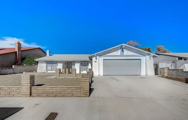 Beautifully redone 4 bedroom single story home with large yard
