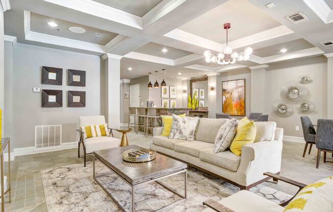 leasing office seating area