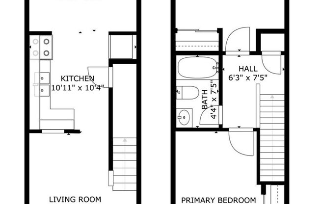 2 beds, 1 bath, 750 sqft, $895, Unit Unit D