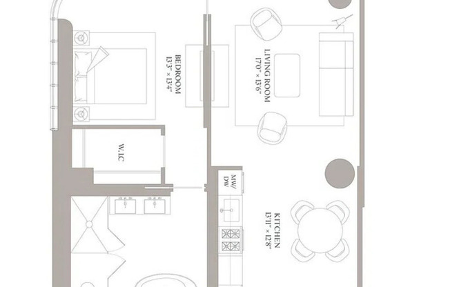 1 bed, 1.5 baths, 990 sqft, $14,500, Unit N8A