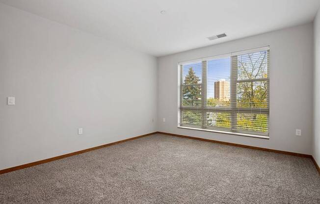 Bedroom with window view at 1910 on Water, Wisconsin