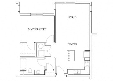 1 bed, 1 bath, 882 sqft, $2,225