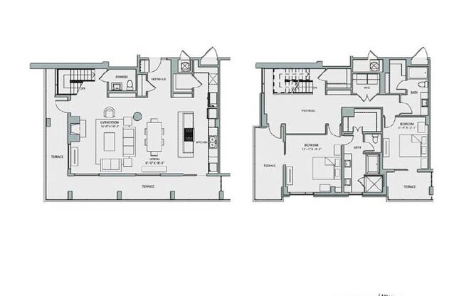 2 beds, 2.5 baths, 2,196 sqft, $8,732, Unit 1921