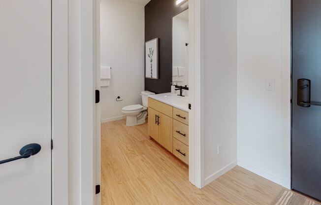 Bathroom at CityLine Apartments, Minneapolis, MN, 55406