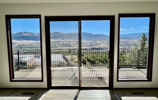 VIEWS and lots of space! Private 4 bed/2.5 bath, two car garage!