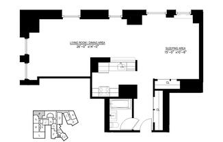 Studio, 1 bath, $5,500, Unit 10P
