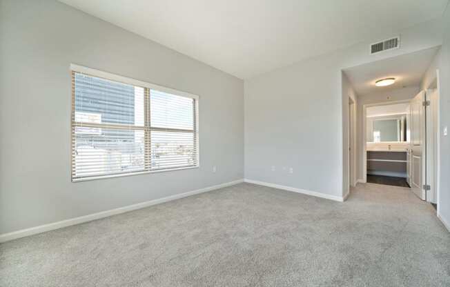 Boulevard on Wilshire Large Bedroom with Attached Bathroom