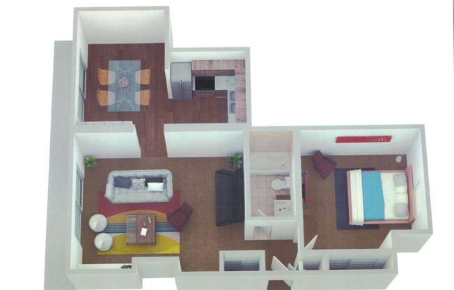 1 bed, 1 bath, 800 sqft, $1,295, Unit 8202-A
