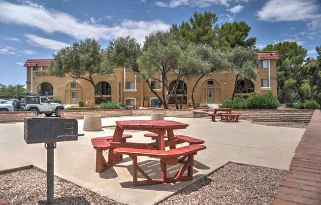 Community BBQ at The View At Catalina Apartments in Tucson, AZ